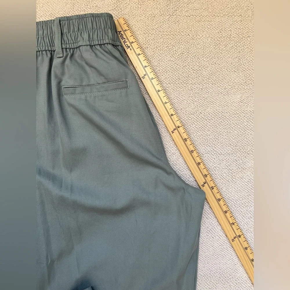 🆕Madewell Women’s The Neale Straight-Leg Pant in Drapeweave Overcast(Blue)Size 2 - Picture 8 of 16